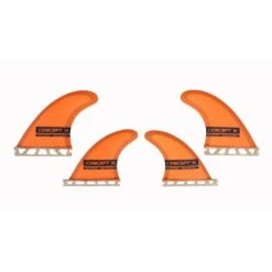 Concept X Kite Surf Fins Waveblade Honeycomp Finne - G5 10cm Orange - None