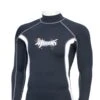 Ascan Shirt Black 1/1 Langarm UV-Schutz Rash Vest - XS