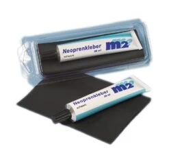 M2 Neoprenkleber Reparaturset Flicken + Pinsel - None