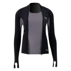 PROLIMIT Wmns SUP Top Convertible Black/Light Grey Damen - 34/XS Black/Light Grey -Optimal Surfen Geschäft 400.14705.000 pl wmns sup top convertible black light grey inside