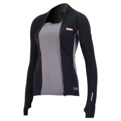 PROLIMIT Wmns SUP Top Convertible Black/Light Grey Damen - 34/XS Black/Light Grey -Optimal Surfen Geschäft 400.14705.000 wmns sup top convertible black light grey open side