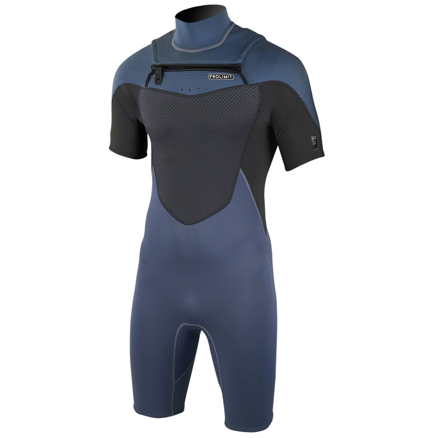 PROLIMIT Neoprenanzug Fusion Freezip Shorty 2/2 Misty Blue Herren 2023 - 46/xs Misty Blue 1 PROLIMIT Neoprenanzug Fusion Freezip Shorty 2/2 Misty Blue Herren 2023 - 46/xs Misty Blue