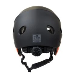 PROLIMIT Wassersport Helm Adjustable Black/Orange 2023 - S: 50 - 56 Cm -Optimal Surfen Geschäft 402.00670.000 watersporthelmet backside
