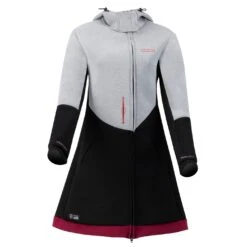 PROLIMIT Pure Girl Racer Jacket Qxygen Grey/Black/Wine - 34/XS -Optimal Surfen Geschäft 402.05041.080 2