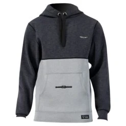 PROLIMIT Neoprene Hoodie Mercury Black/Grey -LBlack/Grey -Optimal Surfen Geschäft 402.05052.010 prolimit neoprene hoodie mercury black grey front