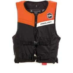 PROLIMIT Auftriebsweste Freeride Waist Black/red 2023- XS -Optimal Surfen Geschäft 402.53230.010 floating vest freeride waist black orange front 32137
