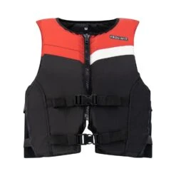 PROLIMIT Auftriebsweste Freeride Waist Black/red 2023- XS -Optimal Surfen Geschäft 402.53230.010 pl floating vest freeride waist black red front