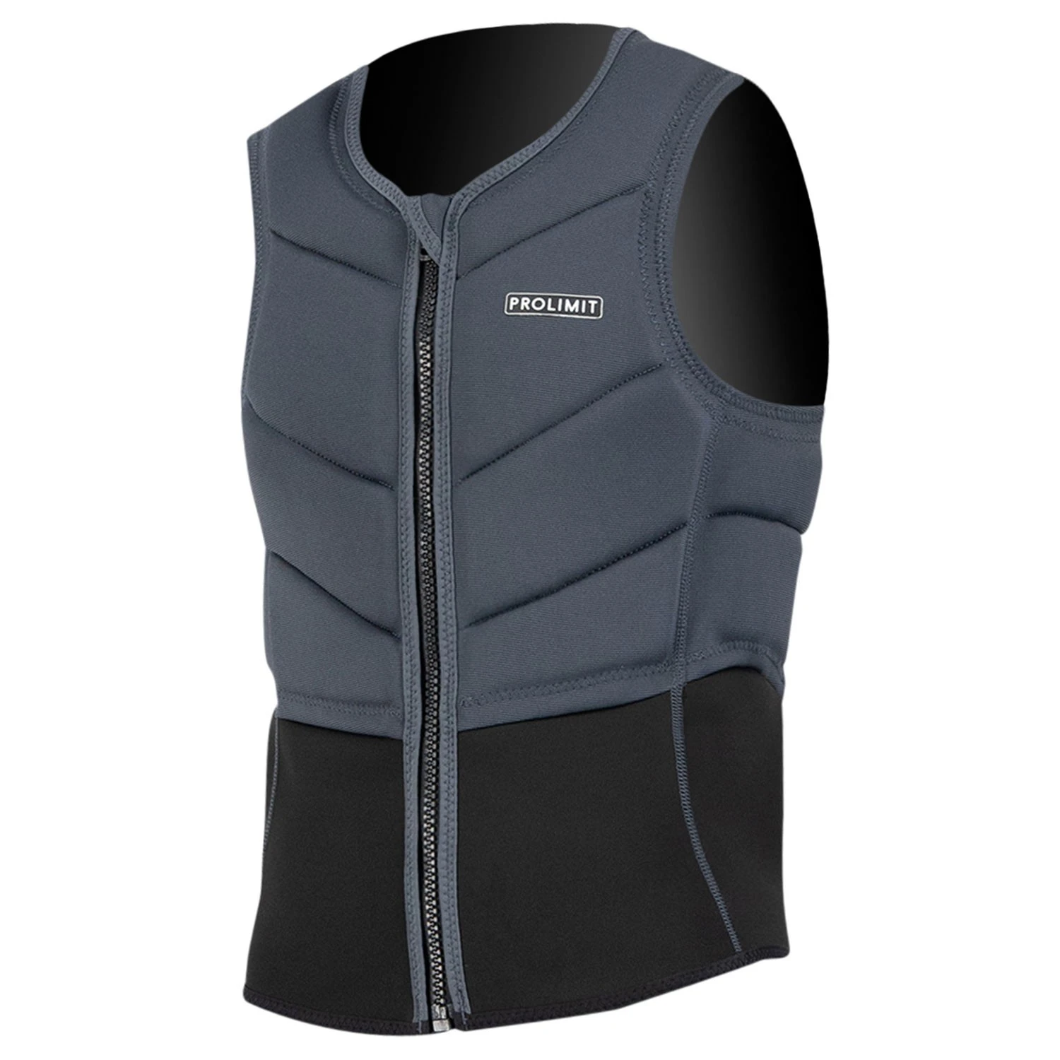 PROLIMIT Prallschutzweste Slider Vest Fusion Half Padded FZ Black/Grey 2023 -SBlack/Grey 3 PROLIMIT Prallschutzweste Slider Vest Fusion Half Padded FZ Black/Grey 2023 -SBlack/Grey – Bild 3