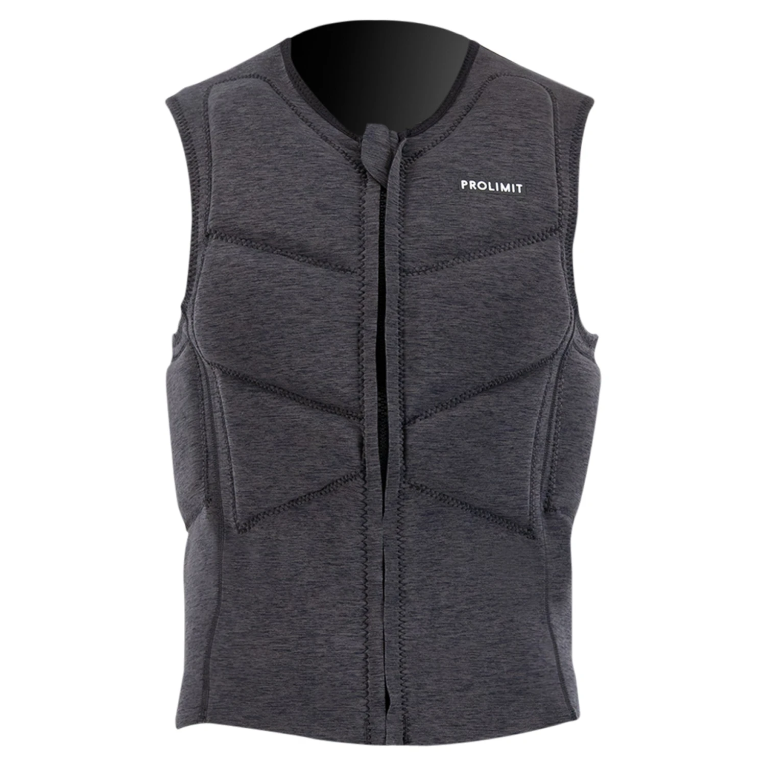 PROLIMIT Vest Mercury Half Padded Frontzip Black -LBlack 2 PROLIMIT Vest Mercury Half Padded Frontzip Black -LBlack – Bild 2