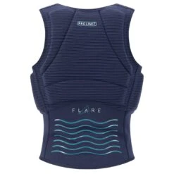 PROLIMIT Womens Flare Vest Half Padded Side Zip Navy/Turquise - 34/XS Navy/Turquise -Optimal Surfen Geschäft 402.63092.020 2