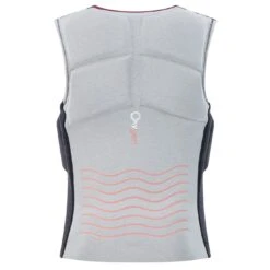 PROLIMIT Womens Oxygen Vest Half Padded Front Zip Grey/Black/Wine - 34/XS Grey/Black/Wine -Optimal Surfen Geschäft 402.63093.010 2