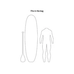 PROLIMIT SUP Boardbag DAY Grey/black/orange - 10'0"x33" -Optimal Surfen Geschäft 404.03201.000 3