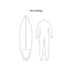 PROLIMIT Boardbag Foil Surf/Kite Black/Grey - 5'10 Black/Grey -Optimal Surfen Geschäft 404.03396.000 3