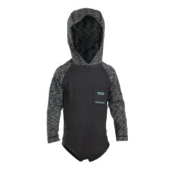 ION Toddler Rashguard LS Hood 2022 - Black Melange 1/86