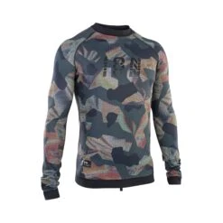 ION Rashguard Maze LS Herren 2022 - 210 Grey-camo 48/S