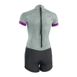 ION Neoprenanzug Amaze Shorty 2.5 SS Back Zip Damen Kurzarm 2023 - 34/XS 013 Black-flowers -Optimal Surfen Geschäft 48233 4551 4