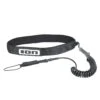 ION Wing/SUP Leash Core Coiled Hip Safety - Black 10'
