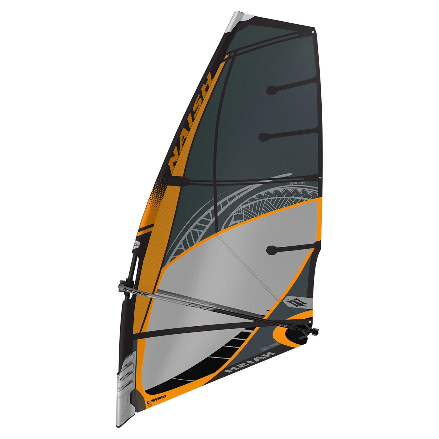 Naish Windsurf Segel S26 Chopper 3X Black - 4.5 2 Naish Windsurf Segel S26 Chopper 3X Black - 4.5 – Bild 2
