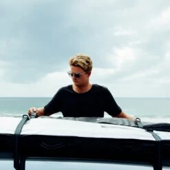 FCS Dachträgerpolster + Zurrgurt D-Ring Single Soft Racks - None -Optimal Surfen Geschäft d ring soft rack life1