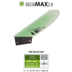 Select Windsurf Finne Delta MAX 2.0 2023 - Deep Tuttle Box L -Optimal Surfen Geschäft delta max 1 1