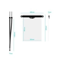 Fidlock Hermetic Dry Bag - Maxi - 150x190mm Schwarz -Optimal Surfen Geschäft heremtic dry bag maxi measurements