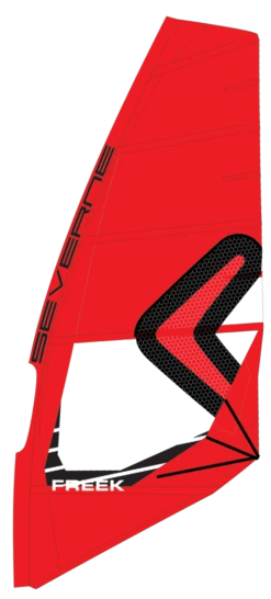 SEVERNE Windsurf Segel FREEK Red 2023 - 5.6 Red