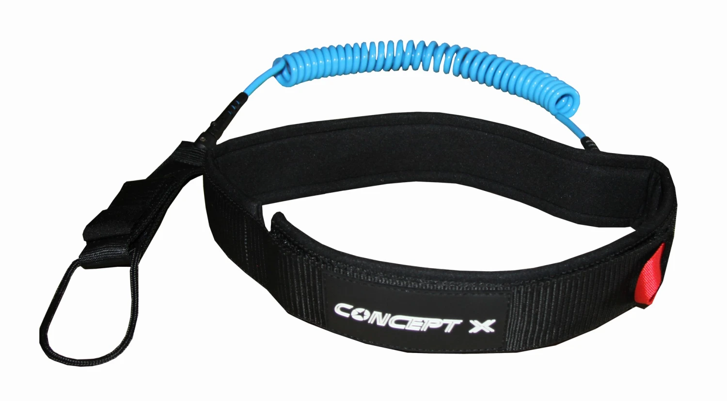 Concept X Wing Foil Coiled Waist Leash 10' - XS-M 110cm Black 2 Concept X Wing Foil Coiled Waist Leash 10' - XS-M 110cm Black – Bild 2